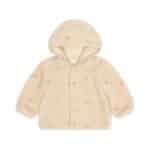 Little Dutch Ζακέτα Teddy Sand Flowers Sand 6-9 Μηνών