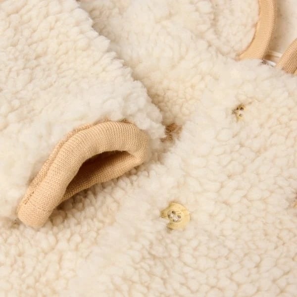 Little Dutch Ζακέτα Teddy Sand Sand Paws 4-6 Μηνών - Image 3