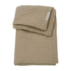 Meyco Κουβέρτα Waffle Teddy Taupe 100x150cm