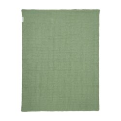 Meyco Κουβέρτα Waffle Teddy Olive Green 100x150cm - Image 2