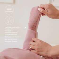 Meyco 100% Βαμβακερός Υπνόσακος 2.5 Tog με Ποδαράκια Classic Purple Pink 18 -36 Μηνών - Image 7