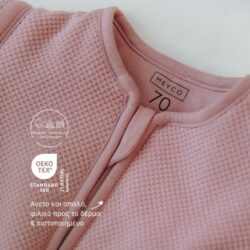 Meyco 100% Βαμβακερός Υπνόσακος 2.5 Tog με Ποδαράκια Classic Purple Pink 18 -36 Μηνών - Image 8