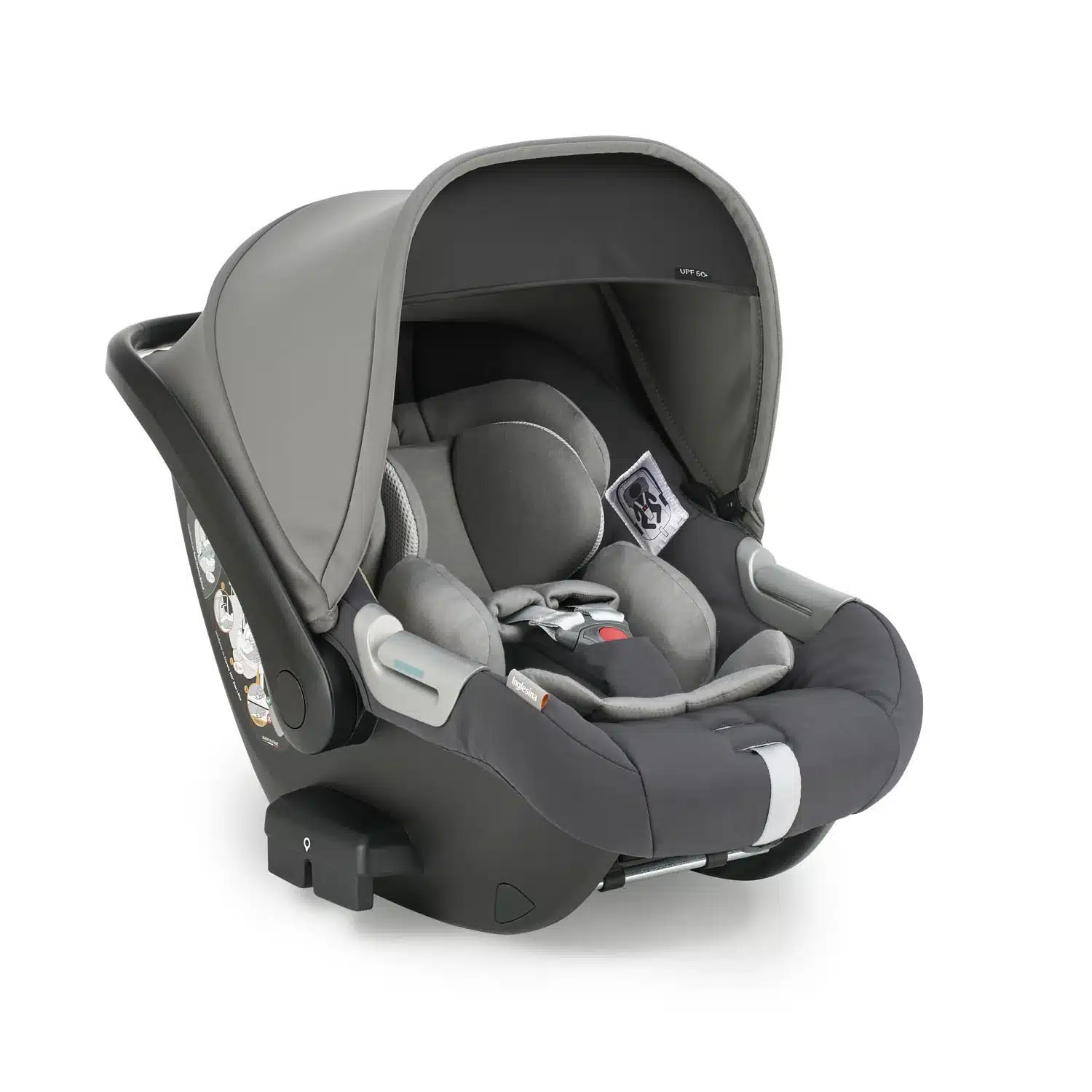 darwin-infant-garage-green (1) Inglesina Car Seat Darwin Infant recline Garage Grey - Image 1