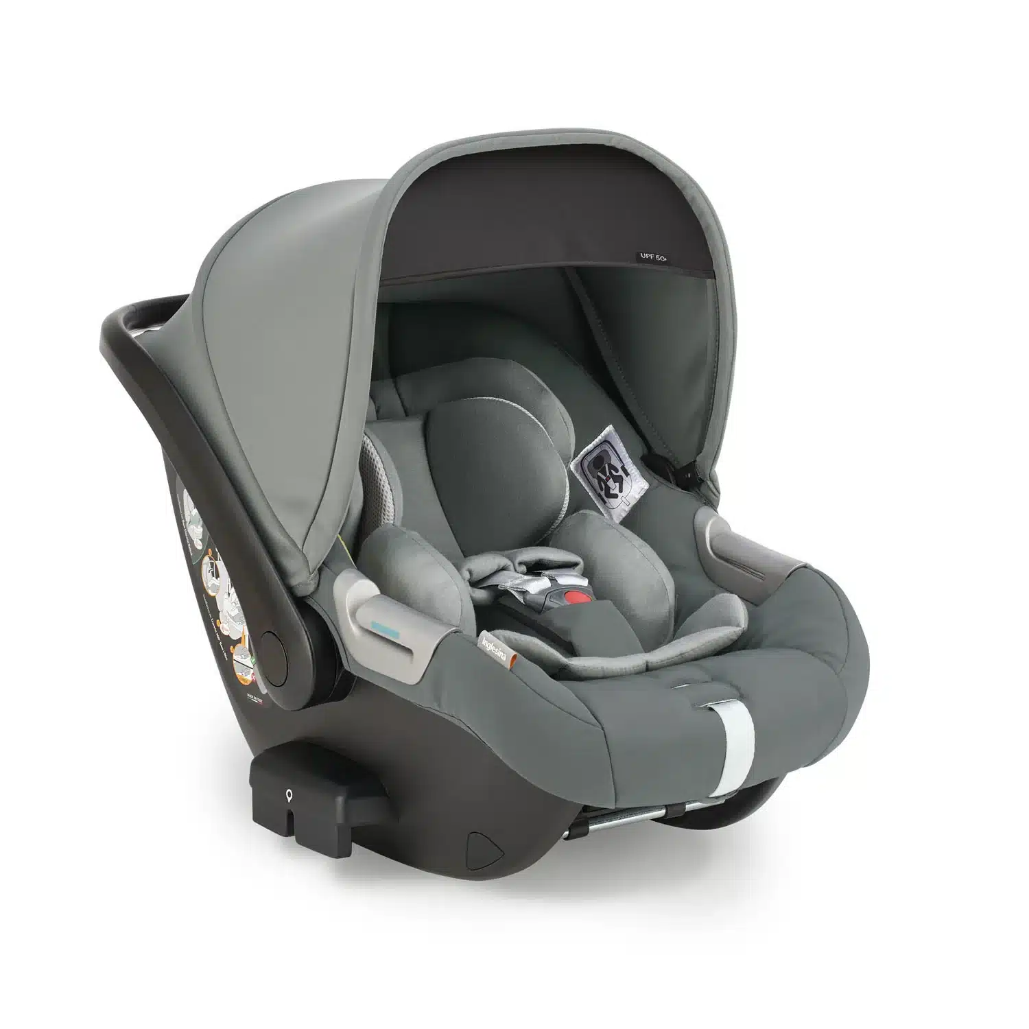 darwin-infant-studio-grey Inglesina Car Seat Darwin Infant recline Studio Grey - Image 1