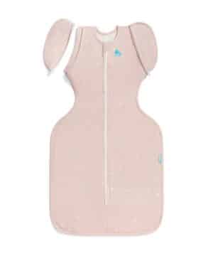 LoveToDream Υπνόσακος Swaddle up Transition bag Stretch Cotton 1.0tog Powder Pink Twinkle 6-8.5kg Medium