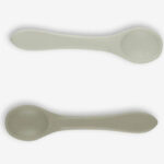 Minene 2 Silicone Spoons Green